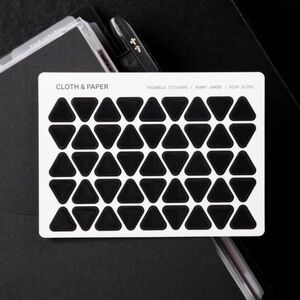 Cloth & Paper April Intention Box | Triangle Stickers